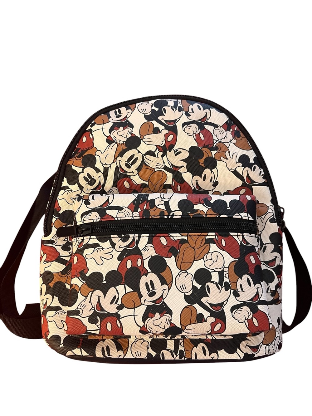 Disney Mickey Mouse by Bioworld adorable NWT backpack with front zip pocket